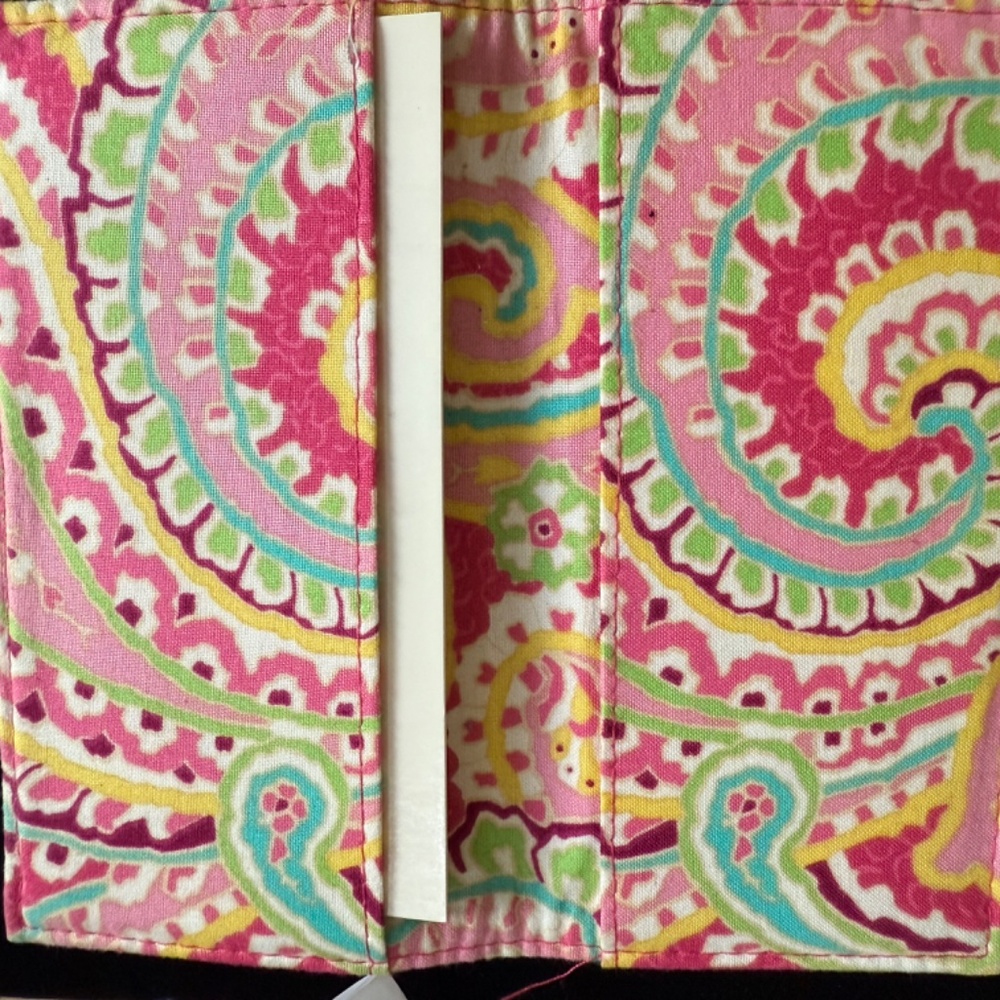 NEW Vera Bradley Checkbook Holder pink paisley - Picture 2 of 3
